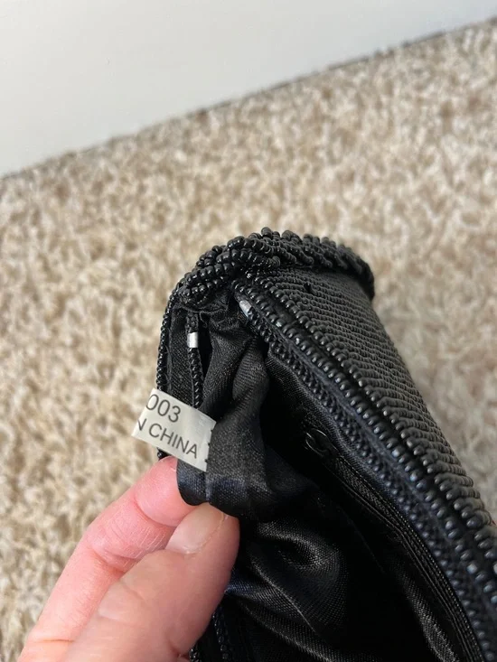 Vintage Y2k 2003 Red Hat Society Heavily Beaded Purse - Picture 9 of 9